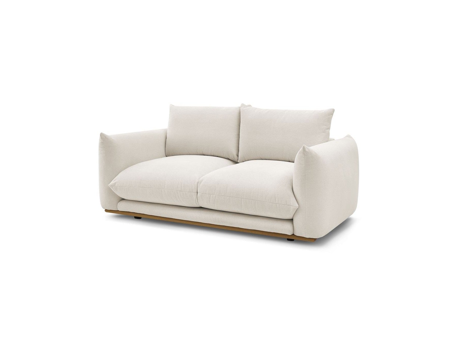 Ernest - Canapé Droit Fixe 2 Places - Tissu Lisse