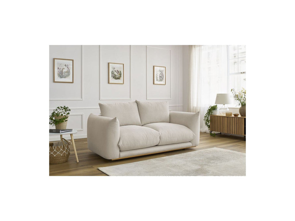 Ernest - Canapé Droit Fixe 2 Places - Tissu Lisse