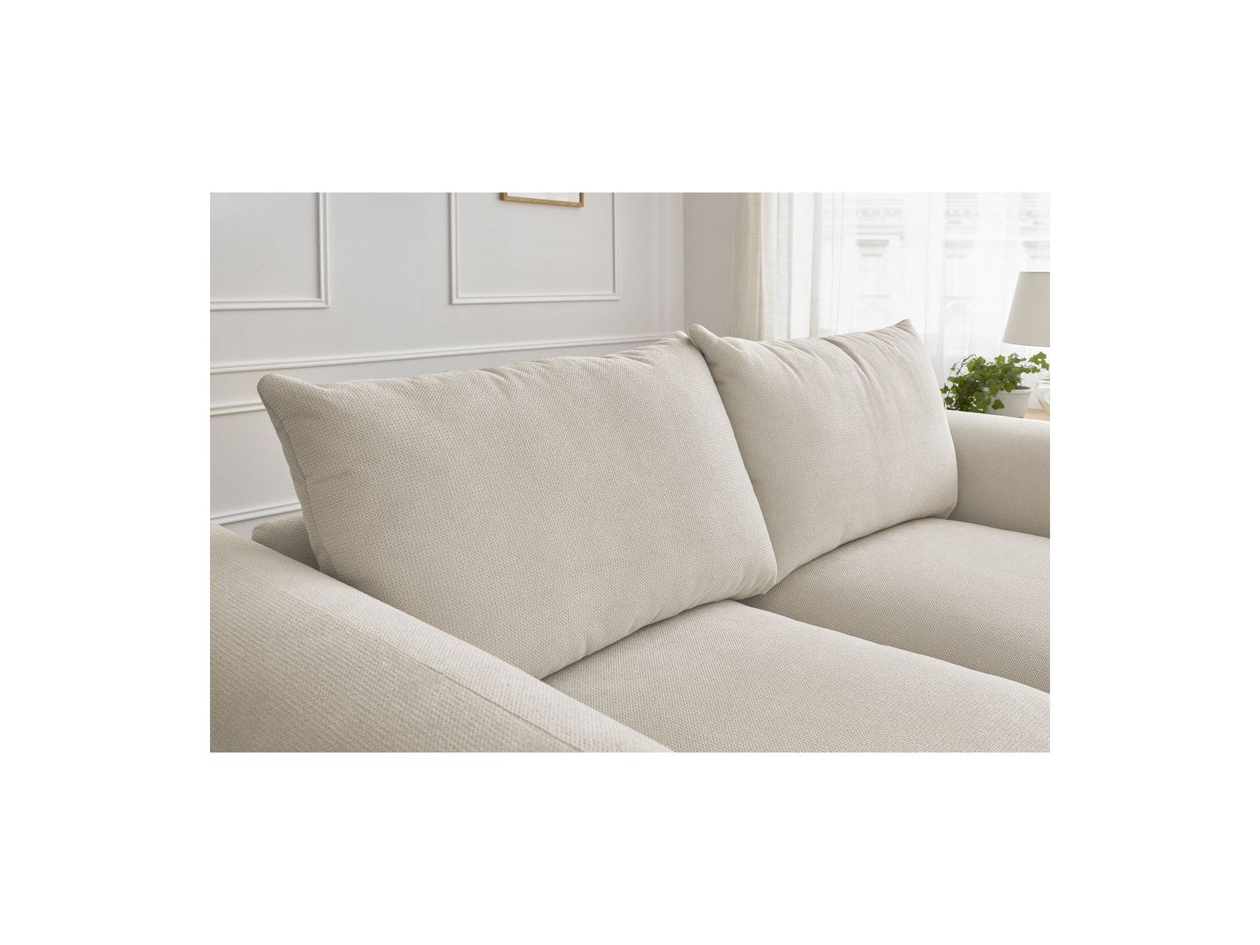Ernest - Canapé Droit Fixe 2 Places - Tissu Lisse