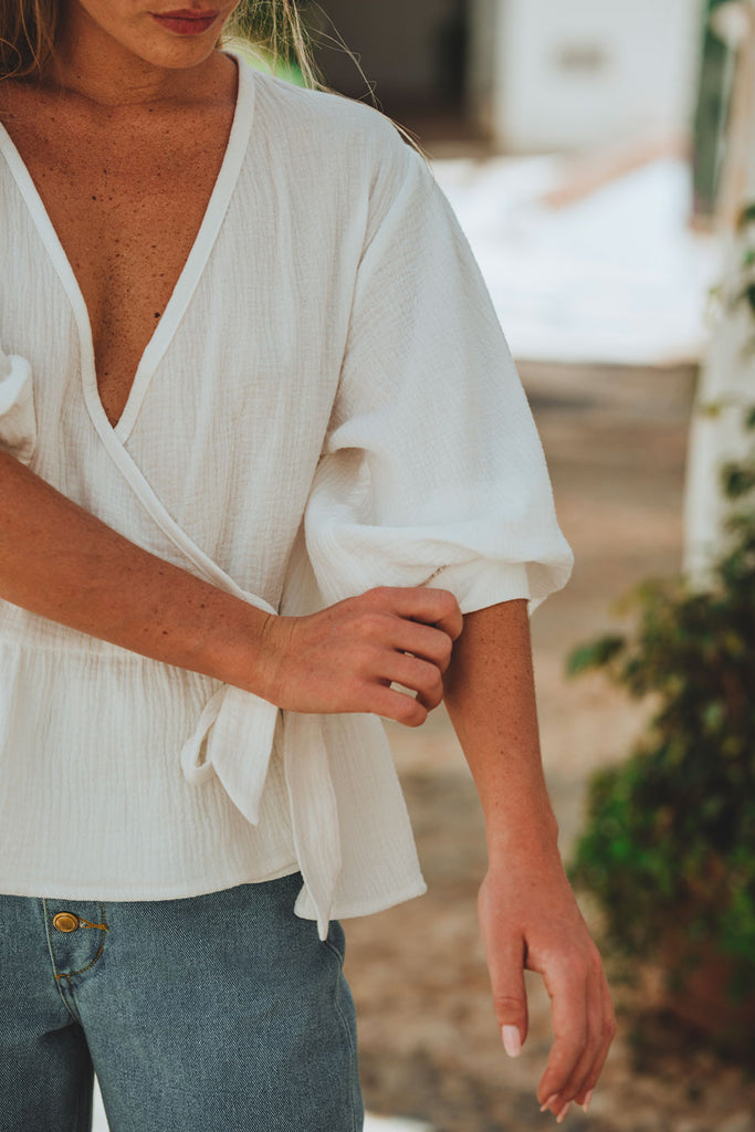 Blouse Soizic Blanc Coton