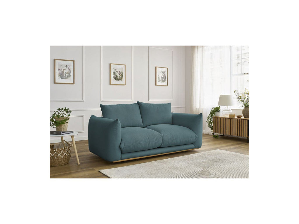 Ernest - Canapé Droit Fixe 2 Places - Tissu Lisse
