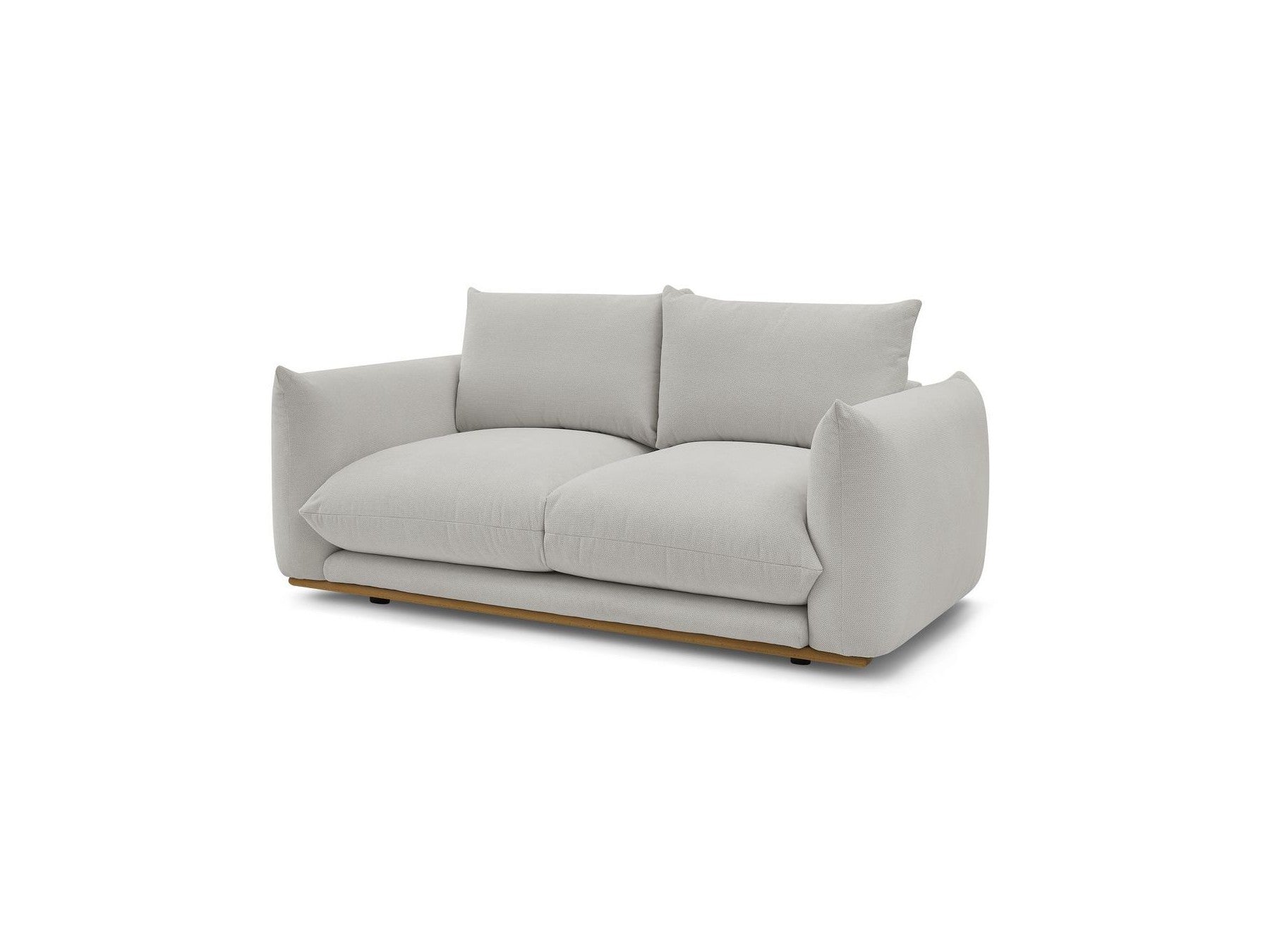 Ernest - Canapé Droit Fixe 2 Places - Tissu Lisse