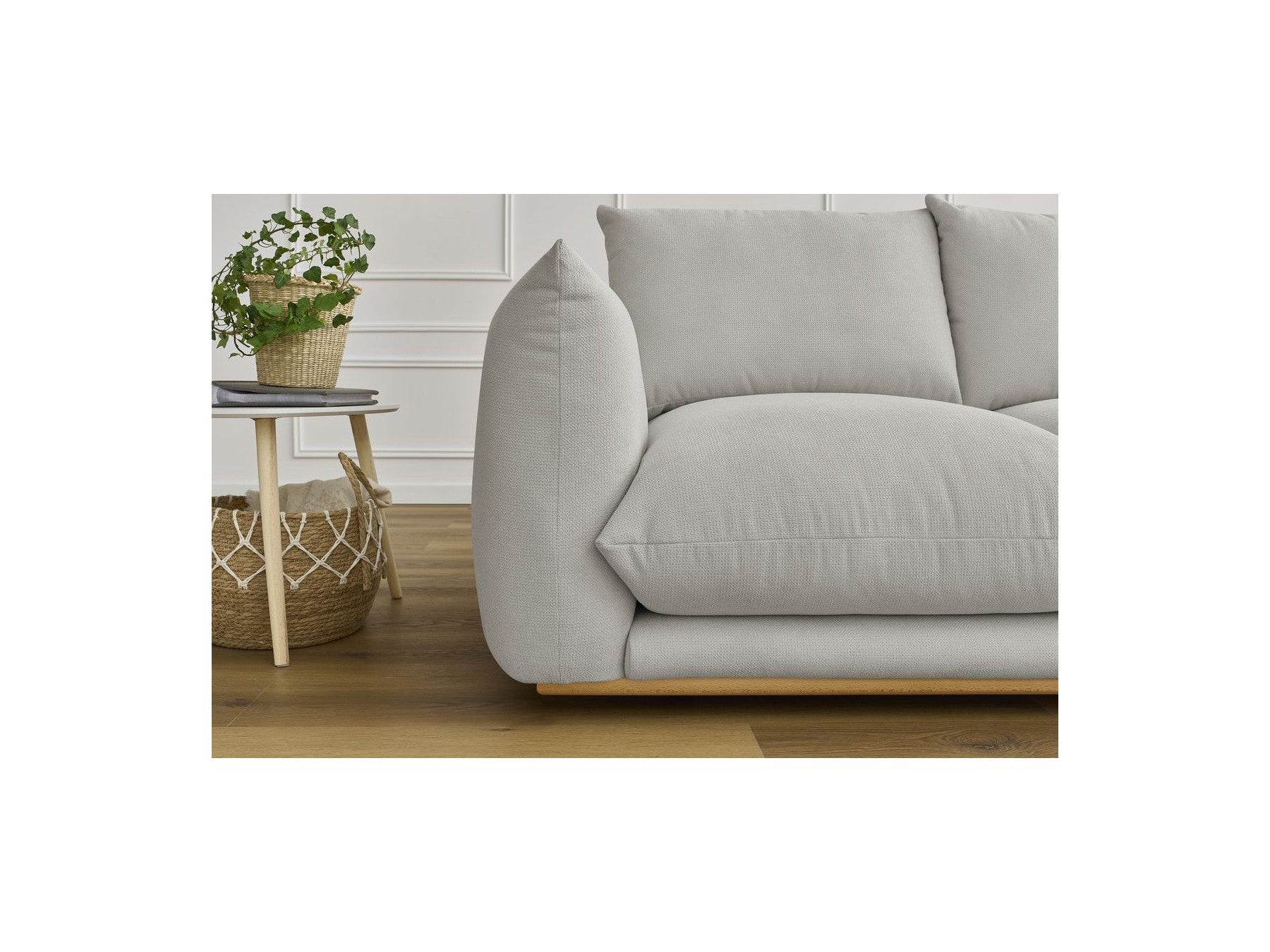 Ernest - Canapé Droit Fixe 2 Places - Tissu Lisse