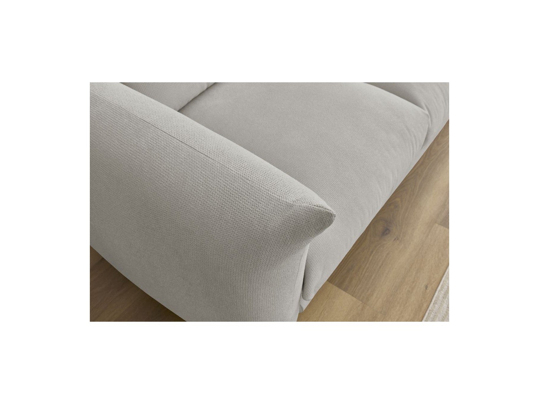 Ernest - Canapé Droit Fixe 2 Places - Tissu Lisse