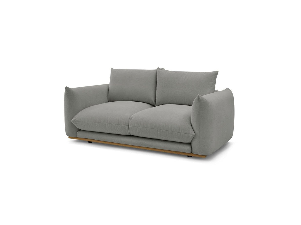 Ernest - Canapé Droit Fixe 2 Places - Tissu Lisse