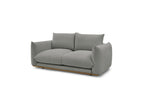 Ernest - Canapé Droit Fixe 2 Places - Tissu Lisse