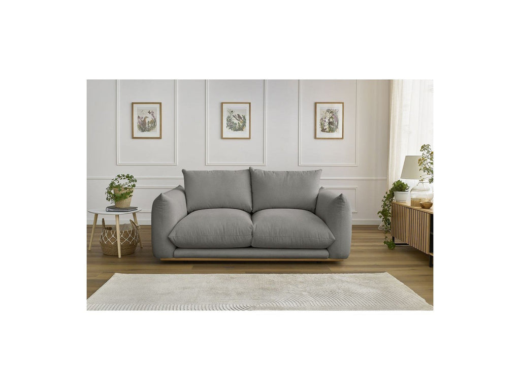 Ernest - Canapé Droit Fixe 2 Places - Tissu Lisse
