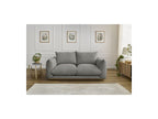 Ernest - Canapé Droit Fixe 2 Places - Tissu Lisse