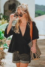 Blouse Soizic Noir Coton