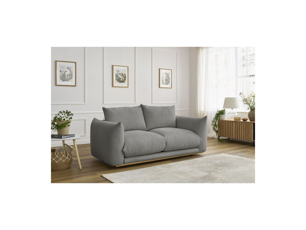 Ernest - Canapé Droit Fixe 2 Places - Tissu Lisse