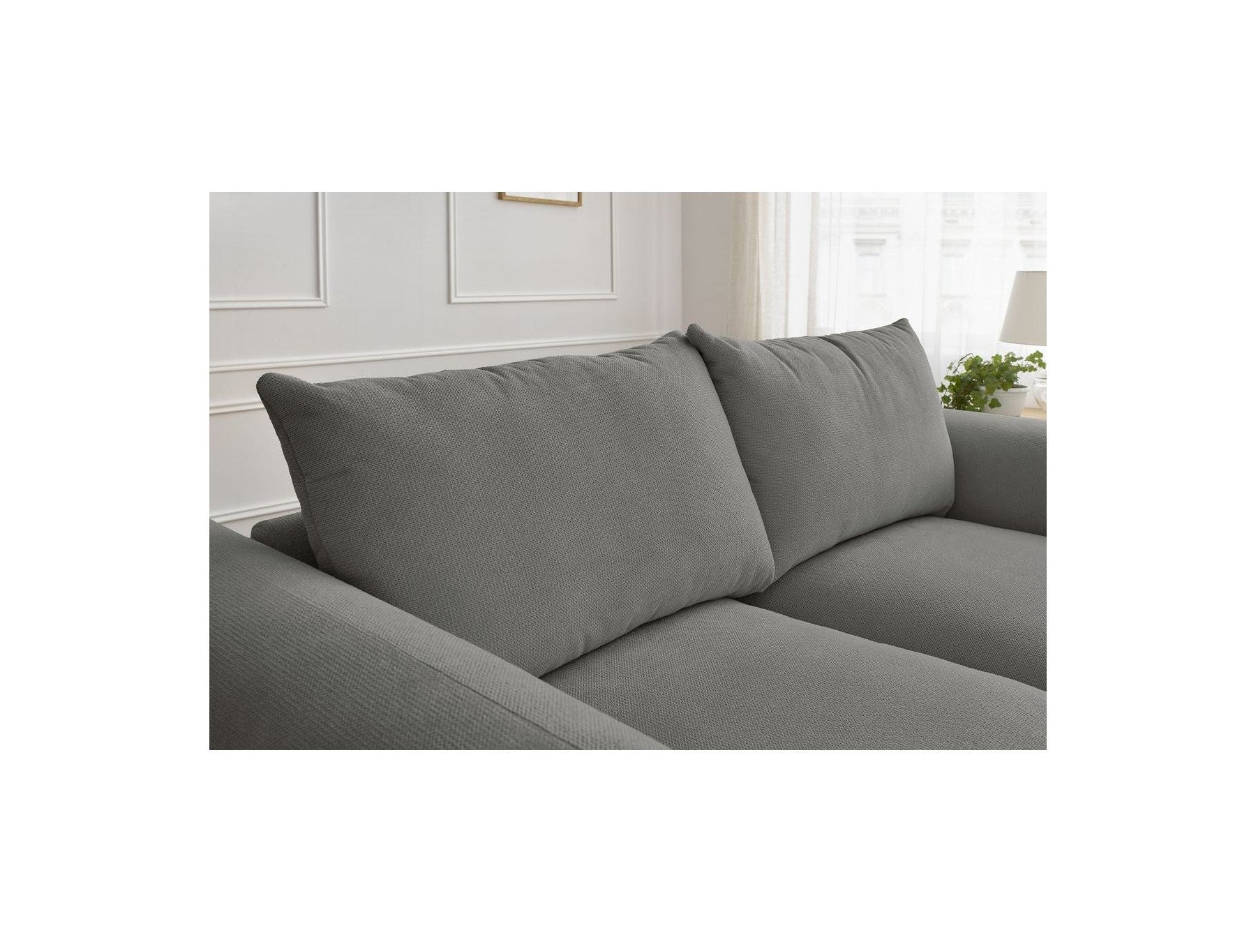 Ernest - Canapé Droit Fixe 2 Places - Tissu Lisse