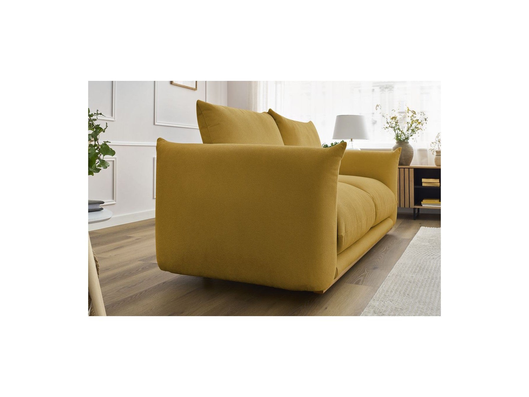 Ernest - Canapé Droit Fixe 2 Places - Tissu Lisse