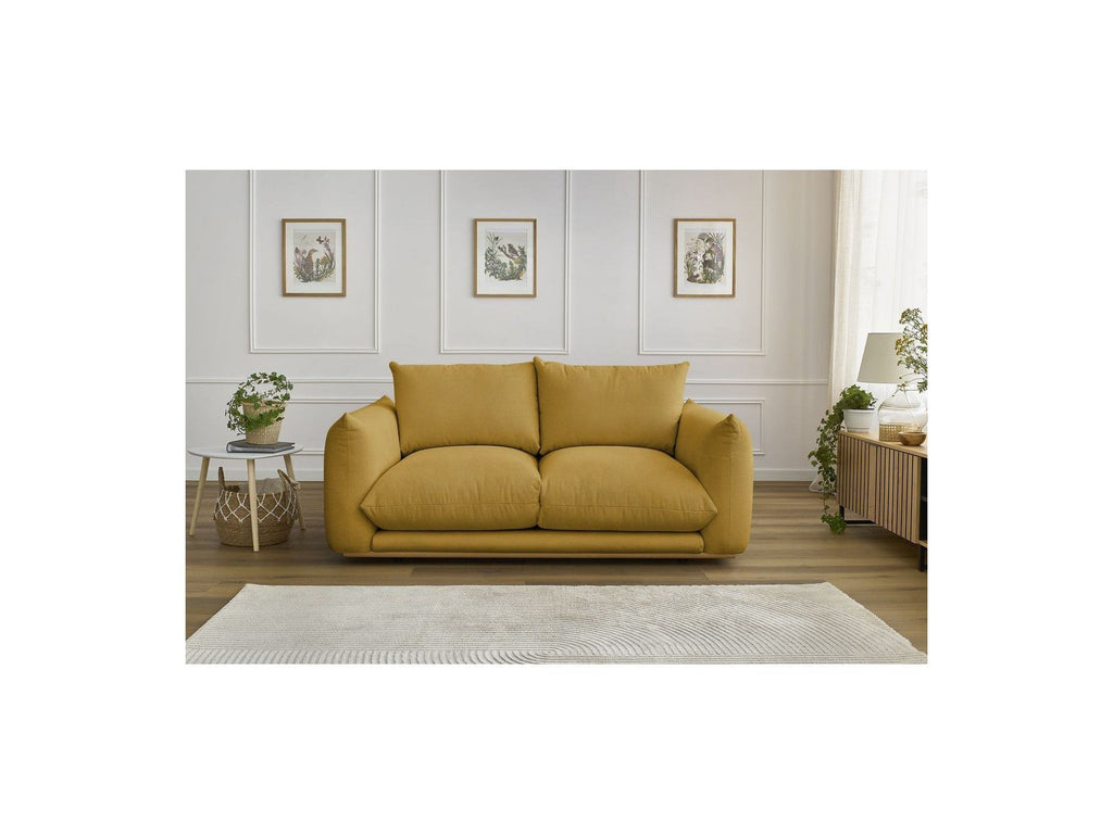 Ernest - Canapé Droit Fixe 2 Places - Tissu Lisse