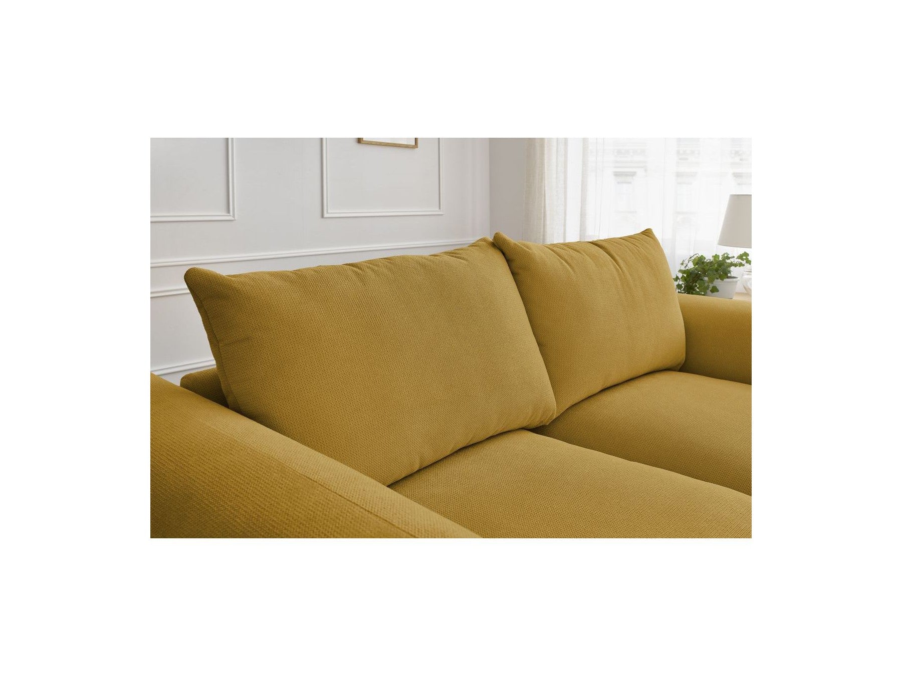 Ernest - Canapé Droit Fixe 2 Places - Tissu Lisse
