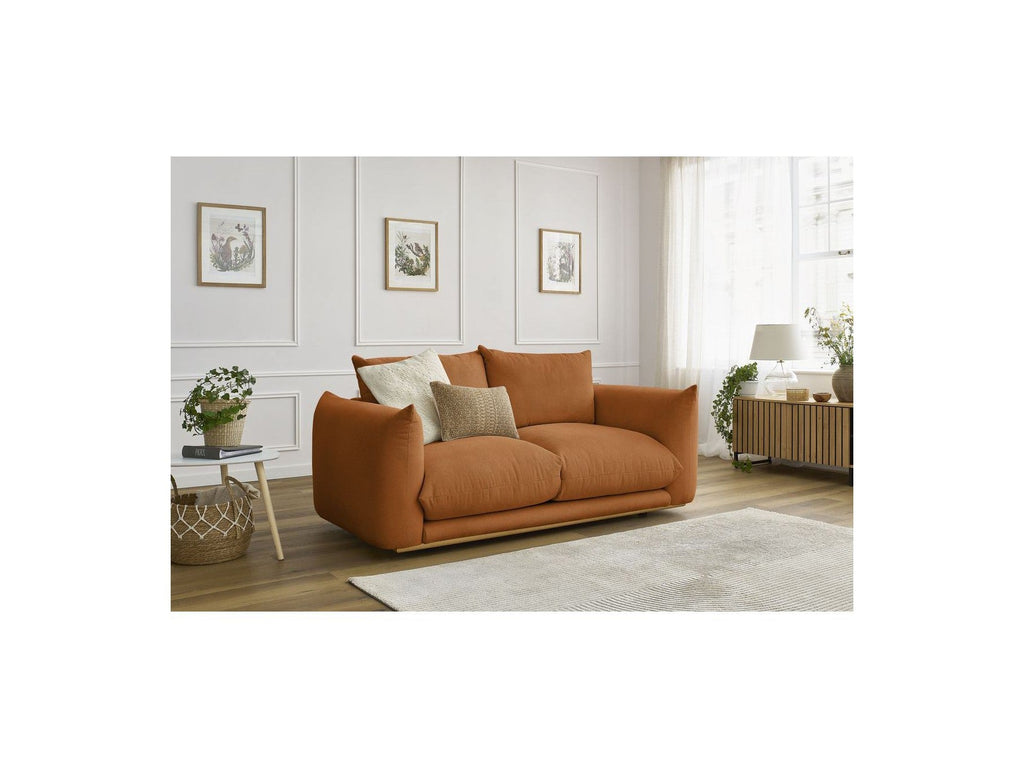 Ernest - Canapé Droit Fixe 2 Places - Tissu Lisse
