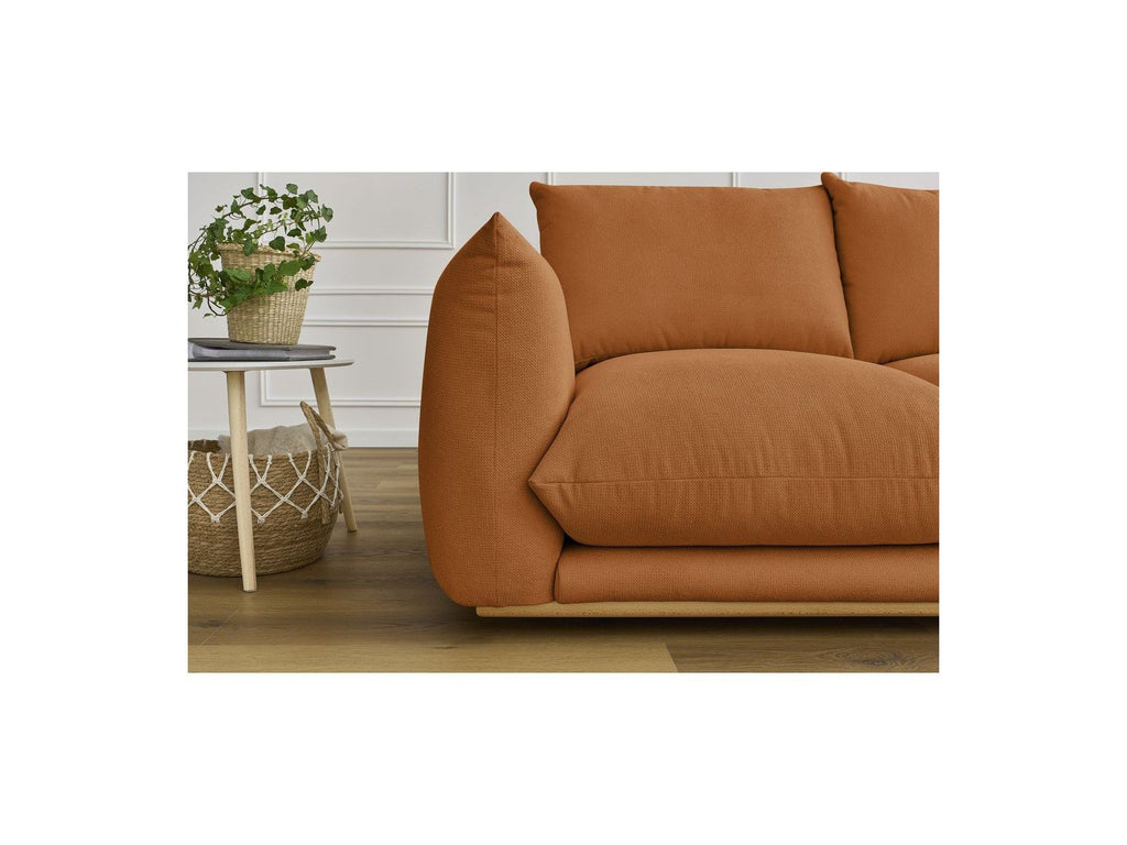 Ernest - Canapé Droit Fixe 2 Places - Tissu Lisse