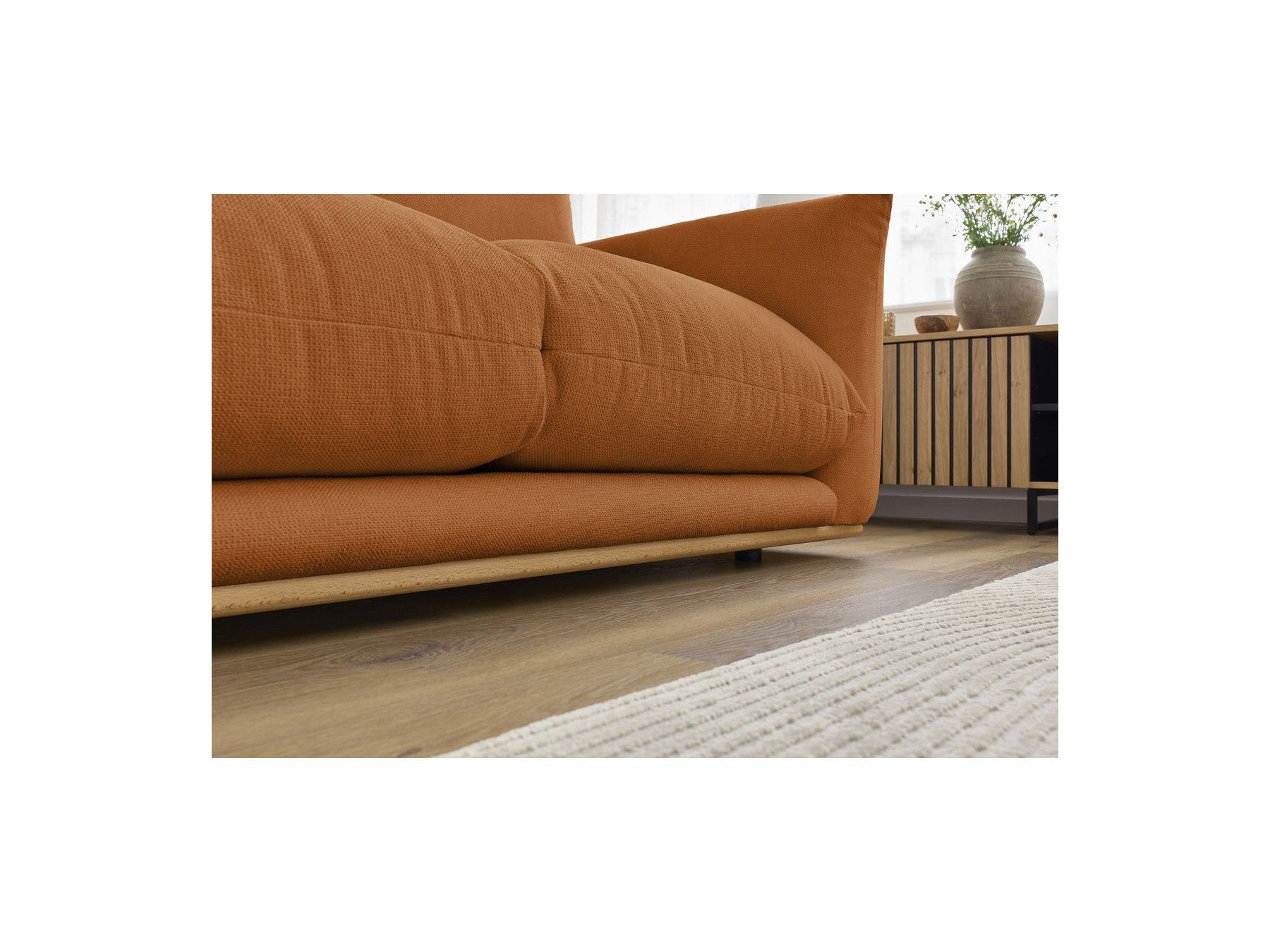Ernest - Canapé Droit Fixe 2 Places - Tissu Lisse