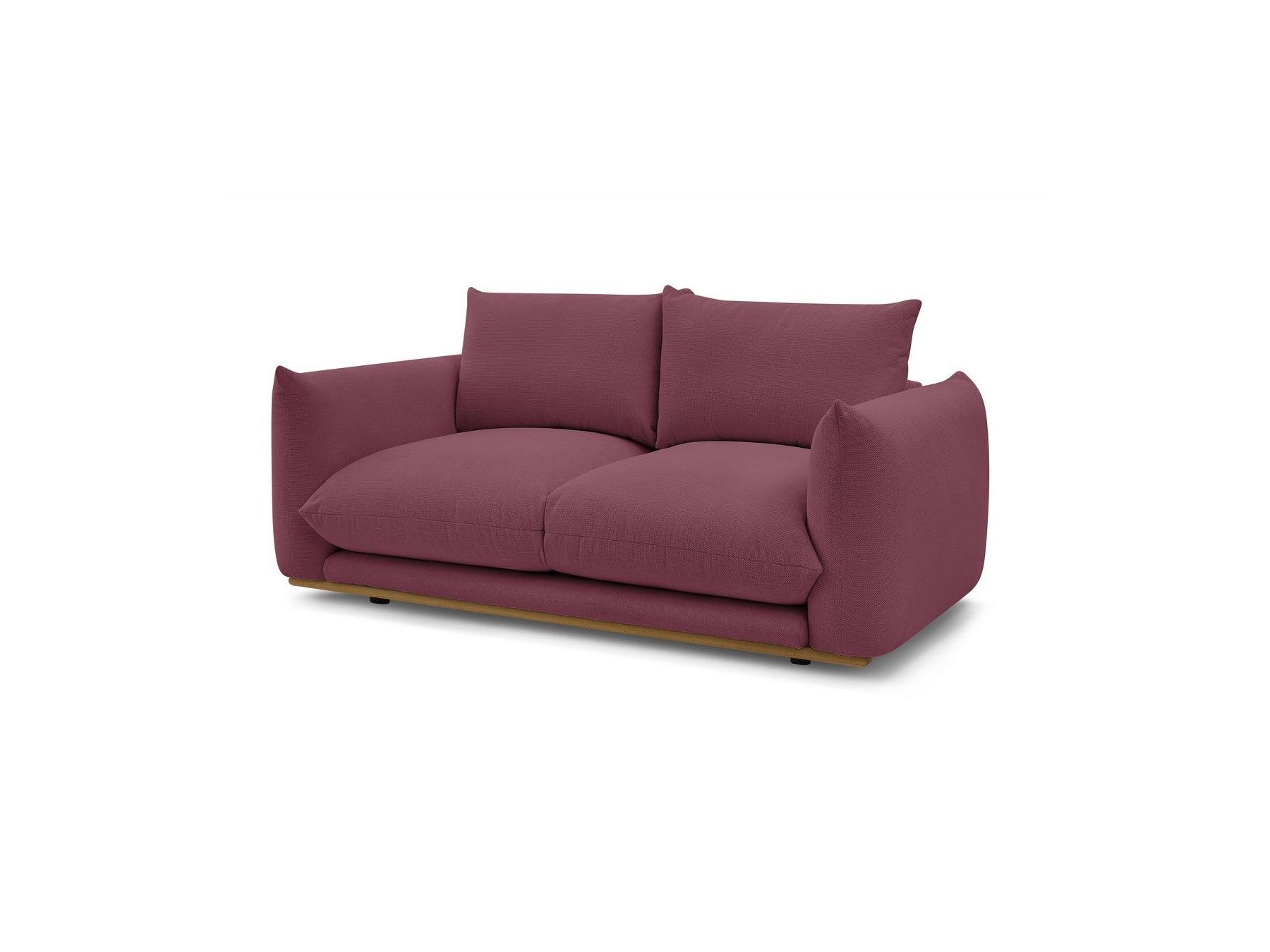 Ernest - Canapé Droit Fixe 2 Places - Tissu Lisse