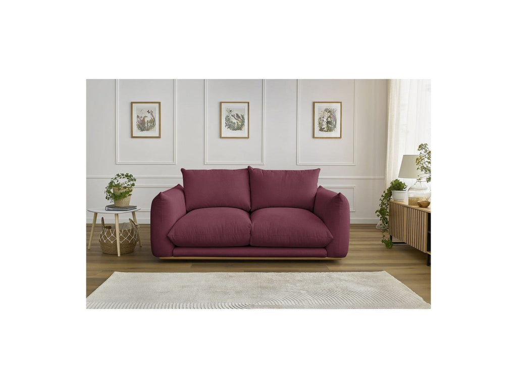 Ernest - Canapé Droit Fixe 2 Places - Tissu Lisse