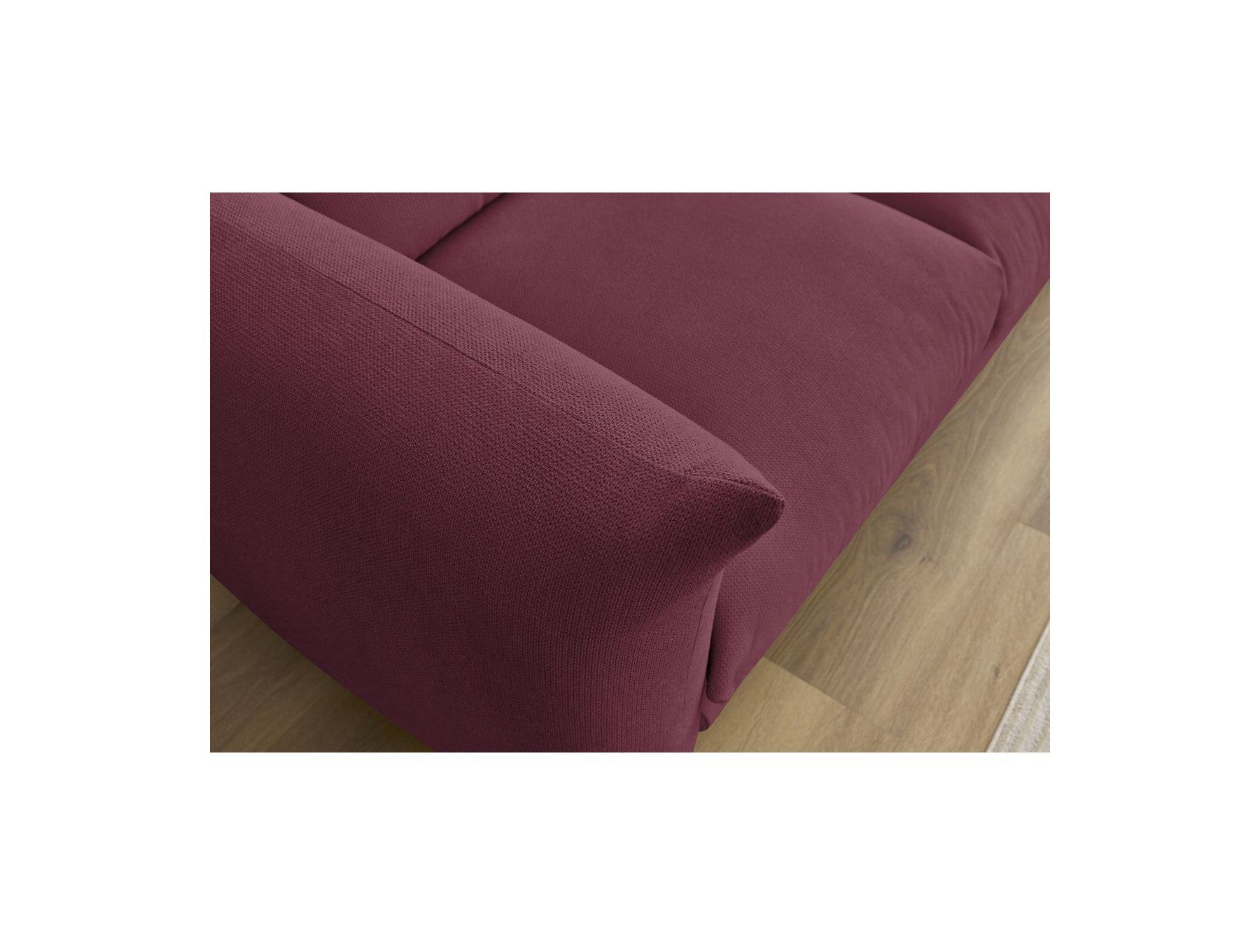 Ernest - Canapé Droit Fixe 2 Places - Tissu Lisse