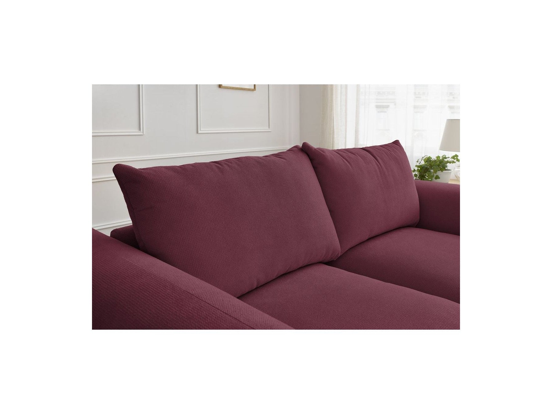 Ernest - Canapé Droit Fixe 2 Places - Tissu Lisse