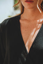 Blouse Soizic Noir Coton