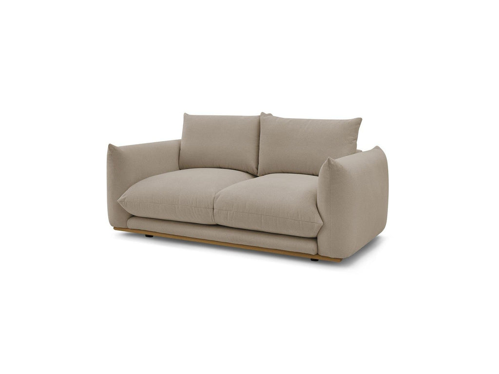 Ernest - Canapé Droit Fixe 2 Places - Tissu Lisse