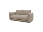 Ernest - Canapé Droit Fixe 2 Places - Tissu Lisse