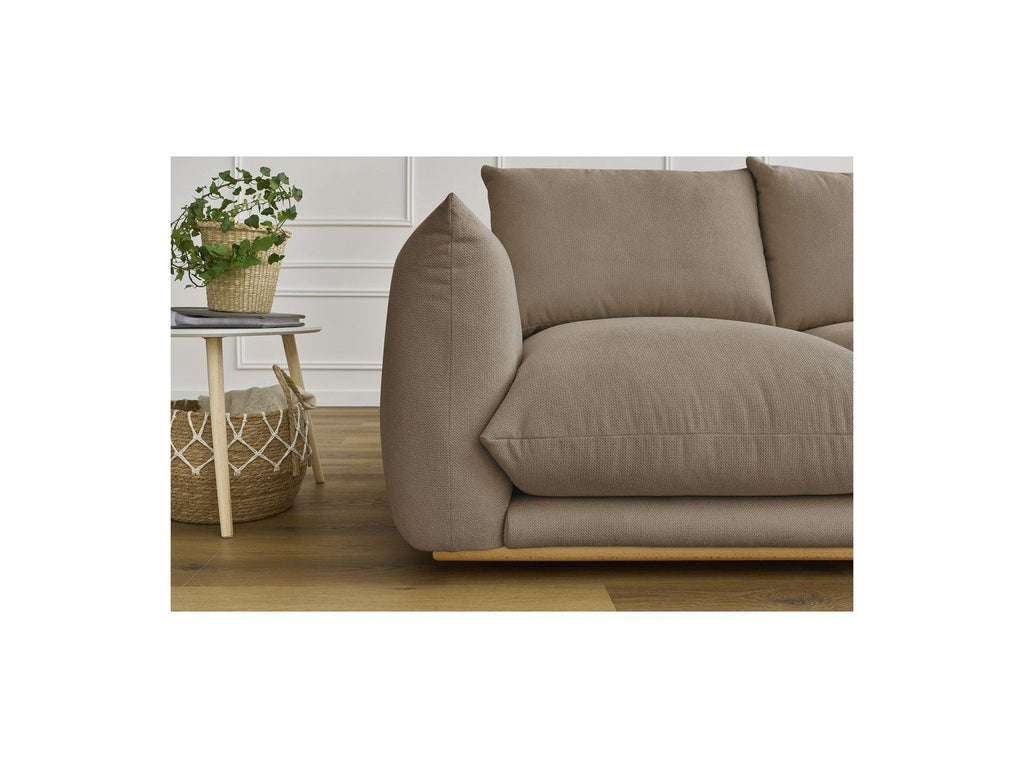 Ernest - Canapé Droit Fixe 2 Places - Tissu Lisse