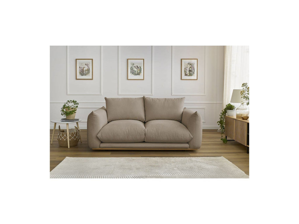 Ernest - Canapé Droit Fixe 2 Places - Tissu Lisse