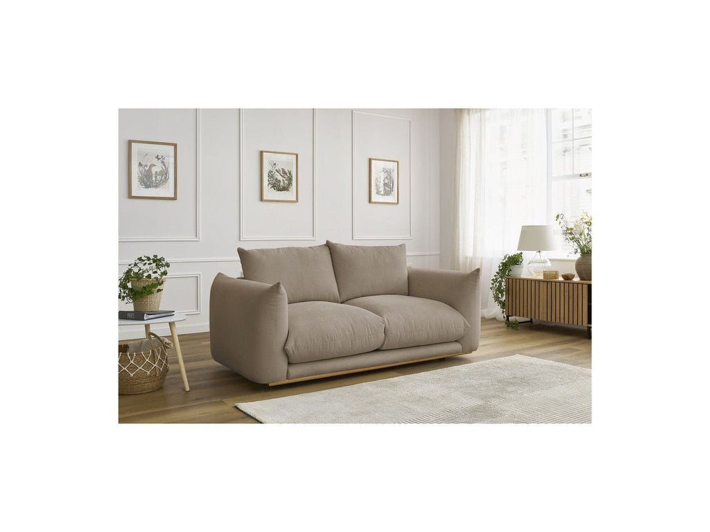 Ernest - Canapé Droit Fixe 2 Places - Tissu Lisse