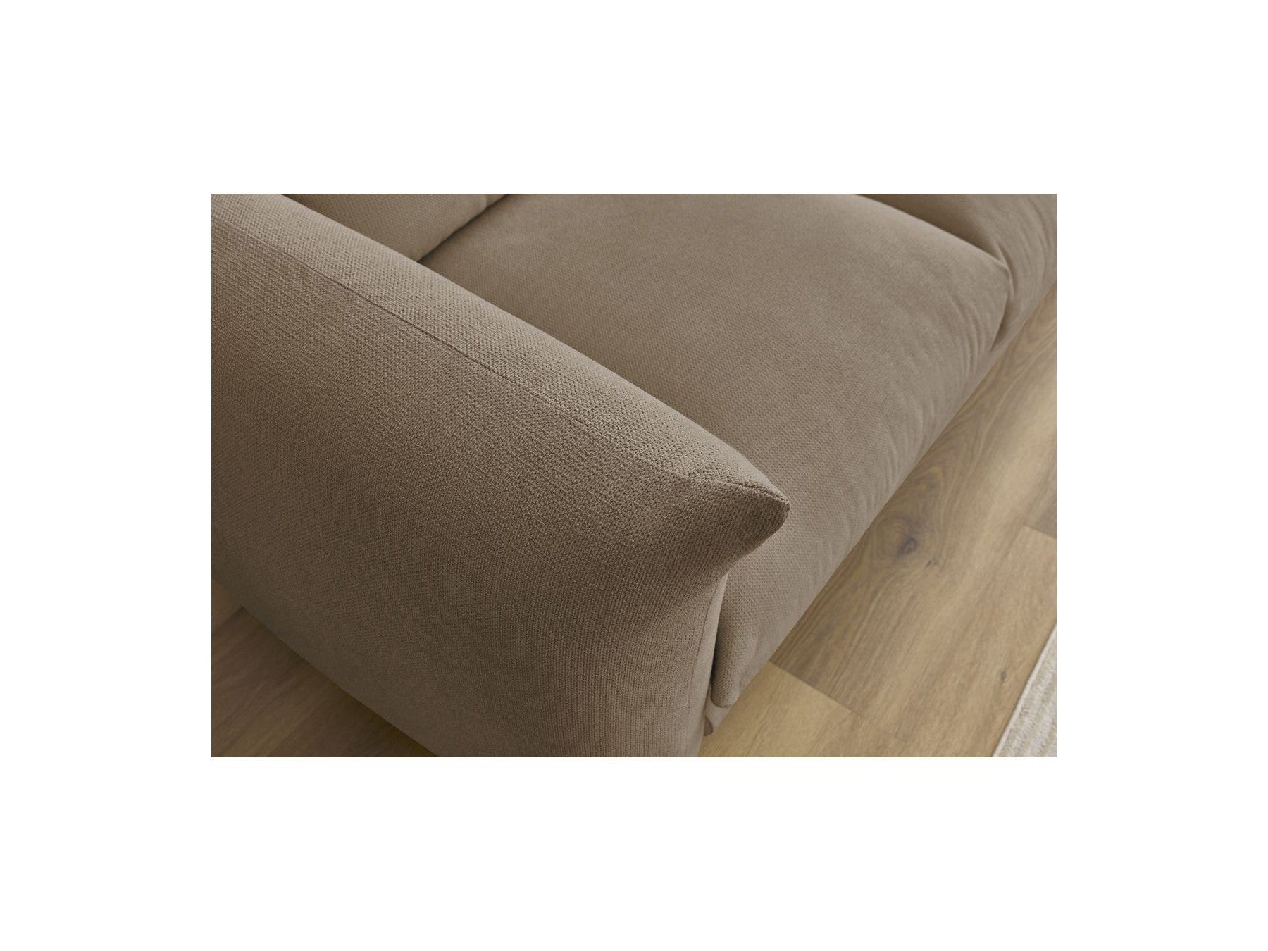 Ernest - Canapé Droit Fixe 2 Places - Tissu Lisse