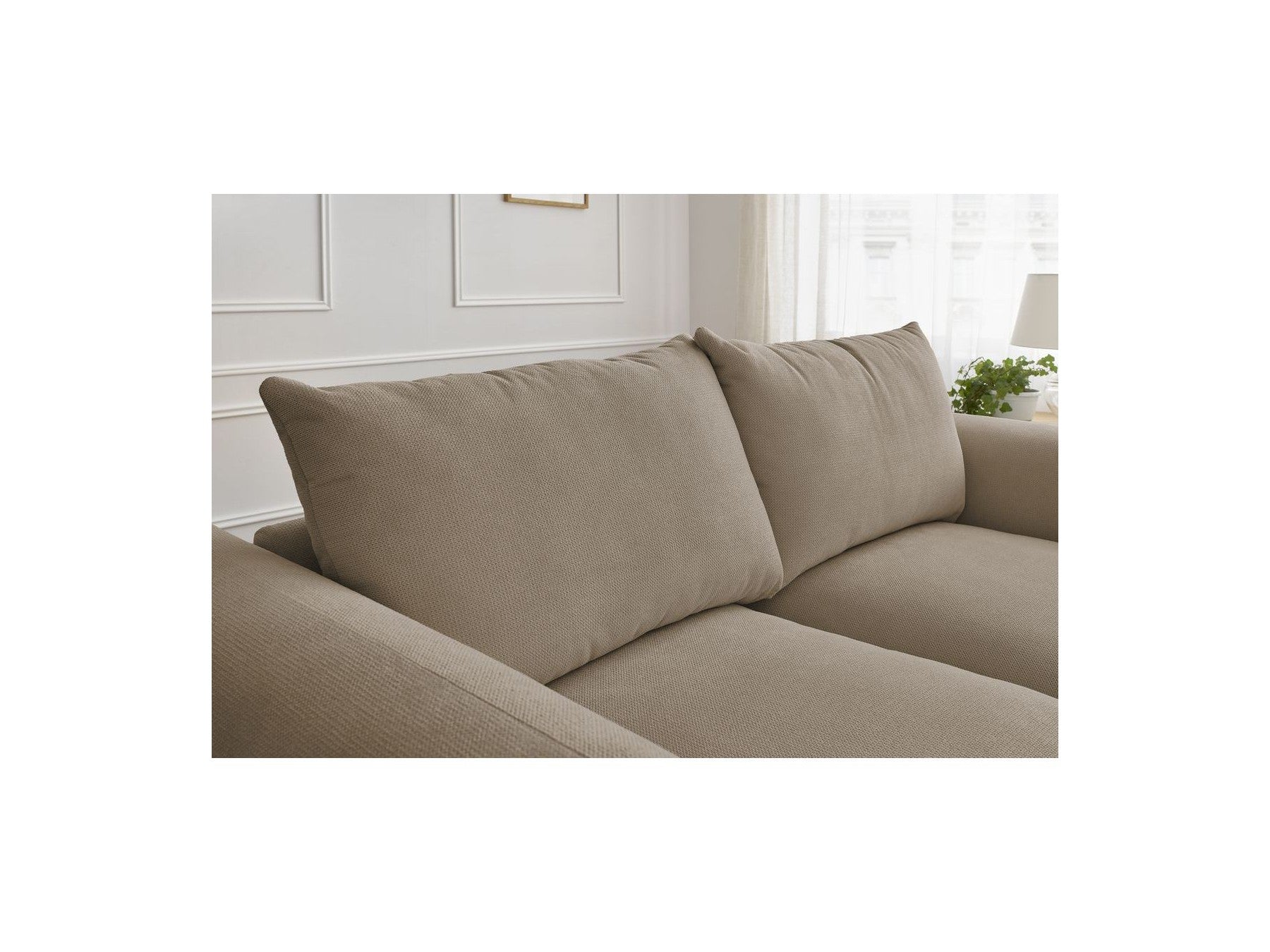Ernest - Canapé Droit Fixe 2 Places - Tissu Lisse