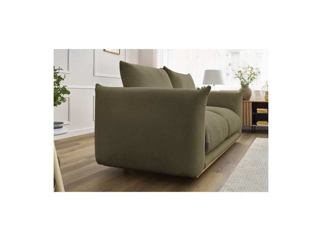 Ernest - Canapé Droit Fixe 2 Places - Tissu Lisse