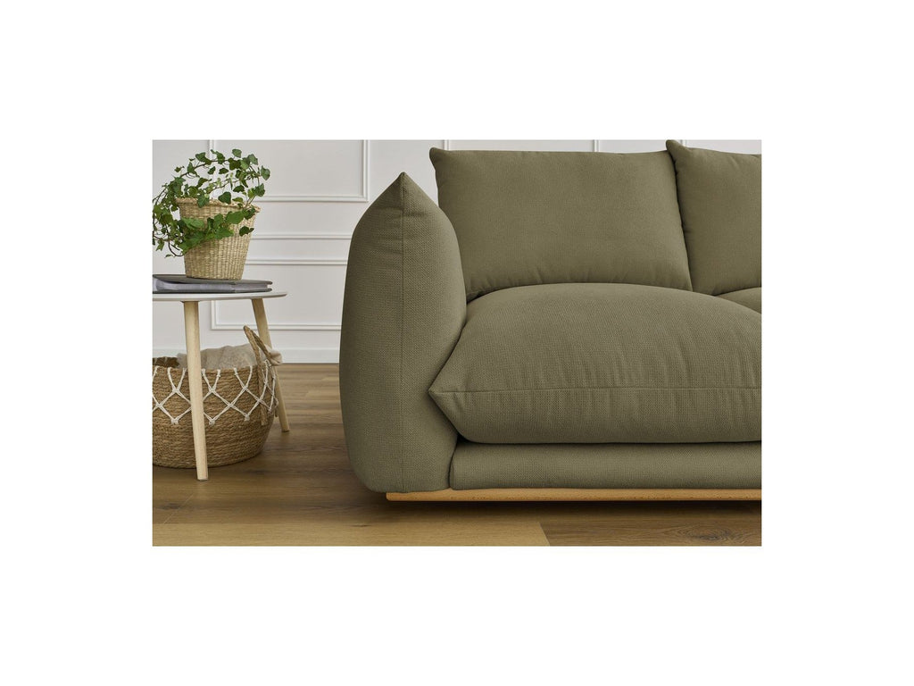 Ernest - Canapé Droit Fixe 2 Places - Tissu Lisse