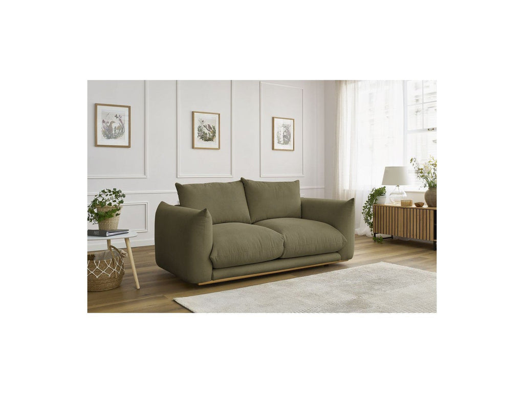 Ernest - Canapé Droit Fixe 2 Places - Tissu Lisse