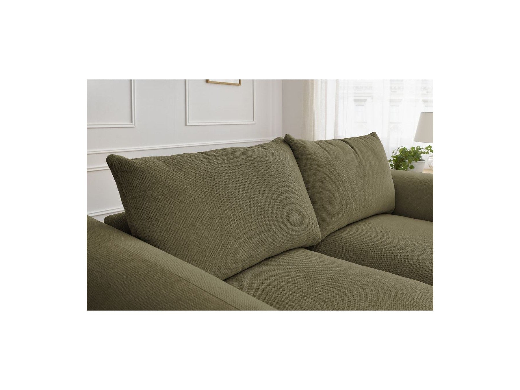 Ernest - Canapé Droit Fixe 2 Places - Tissu Lisse
