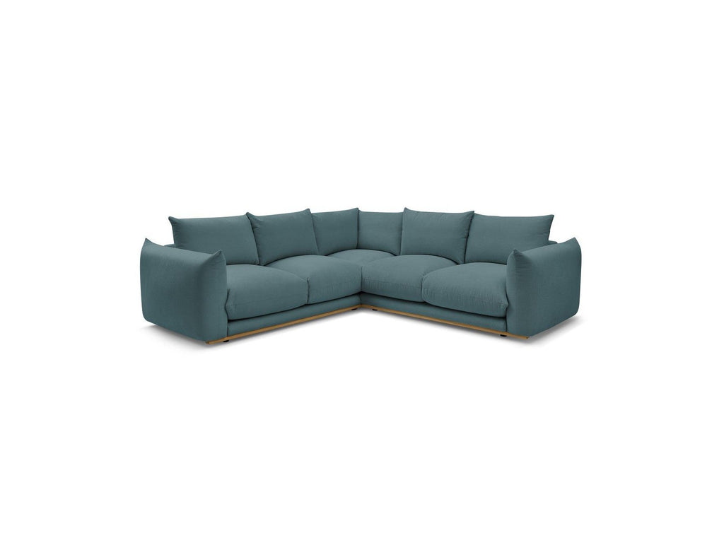 Ernest - Canapé D'Angle Réversible - Tissu Lisse
