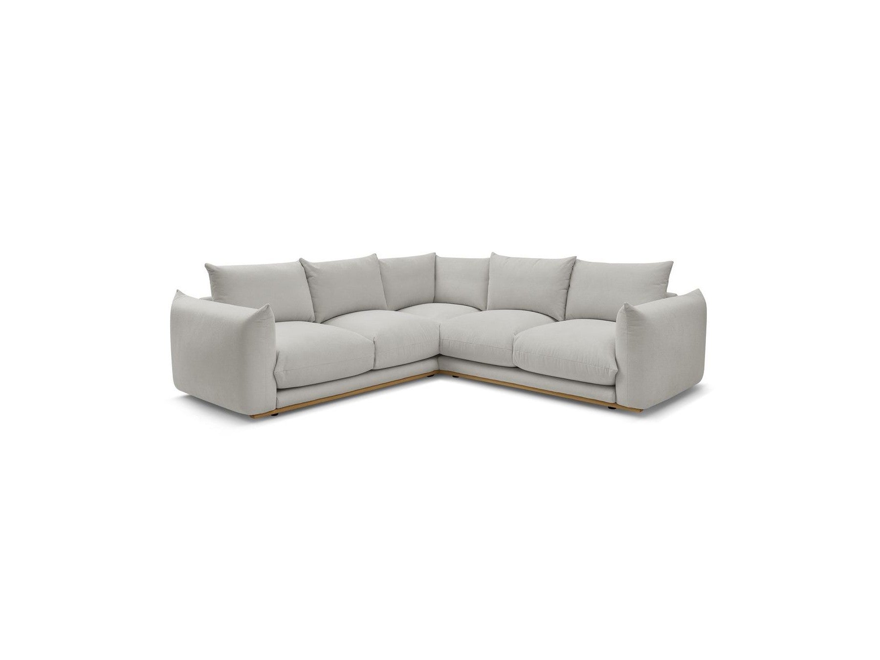 Ernest - Canapé D'Angle Réversible - Tissu Lisse