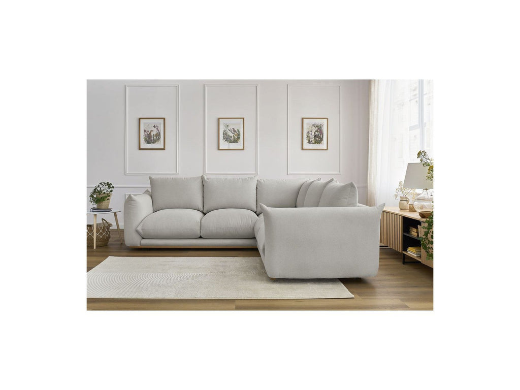 Ernest - Canapé D'Angle Réversible - Tissu Lisse
