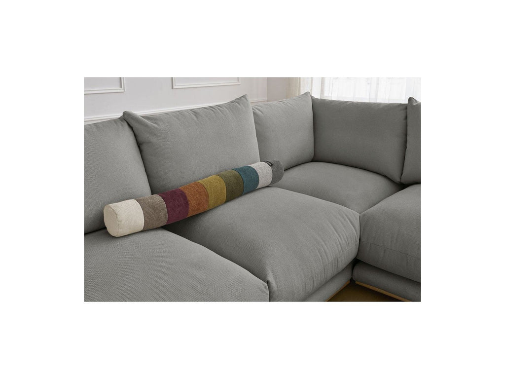 Ernest - Canapé D'Angle Réversible - Tissu Lisse