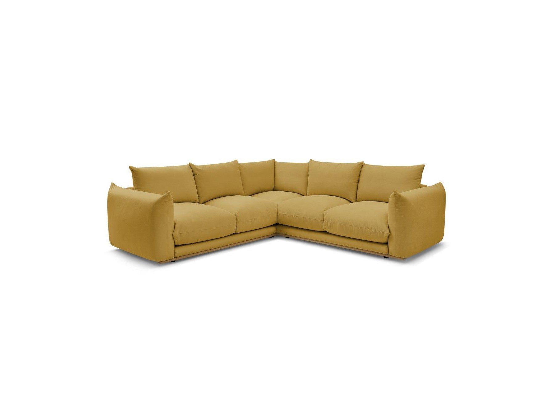 Ernest - Canapé D'Angle Réversible - Tissu Lisse