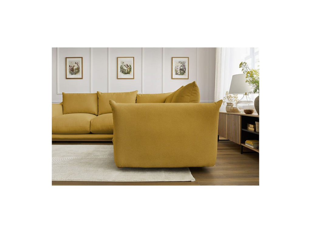 Ernest - Canapé D'Angle Réversible - Tissu Lisse
