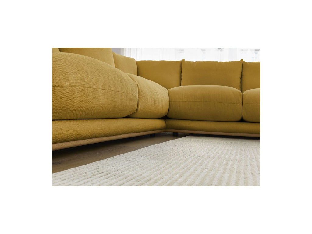 Ernest - Canapé D'Angle Réversible - Tissu Lisse