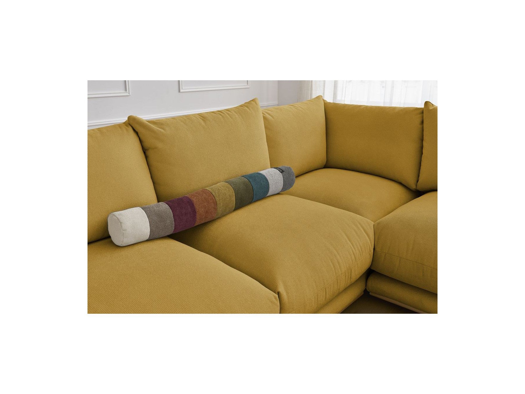 Ernest - Canapé D'Angle Réversible - Tissu Lisse