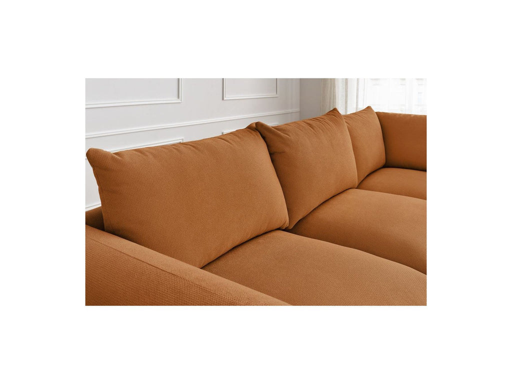 Ernest - Canapé D'Angle Réversible - Tissu Lisse