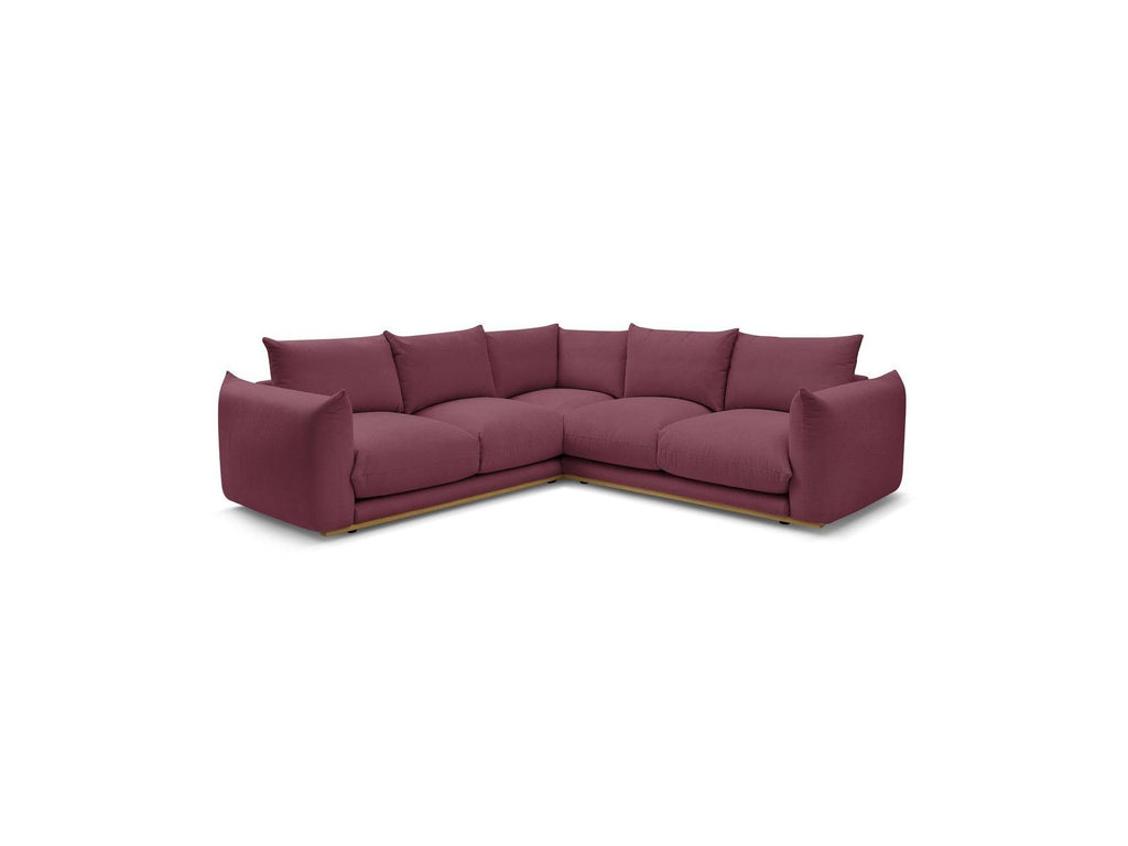 Ernest - Canapé D'Angle Réversible - Tissu Lisse