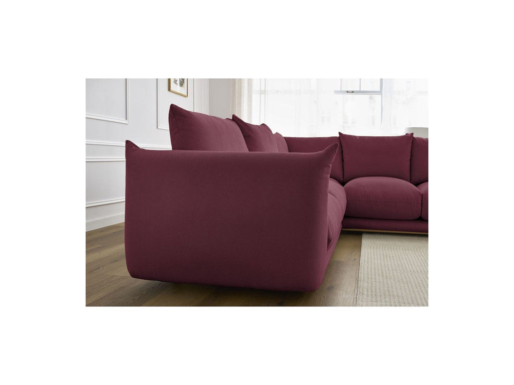 Ernest - Canapé D'Angle Réversible - Tissu Lisse
