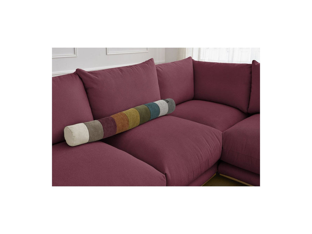 Ernest - Canapé D'Angle Réversible - Tissu Lisse