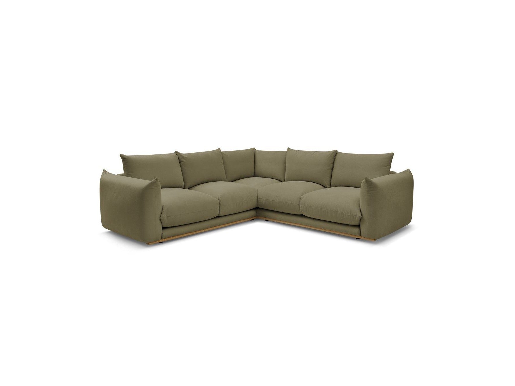 Ernest - Canapé D'Angle Réversible - Tissu Lisse